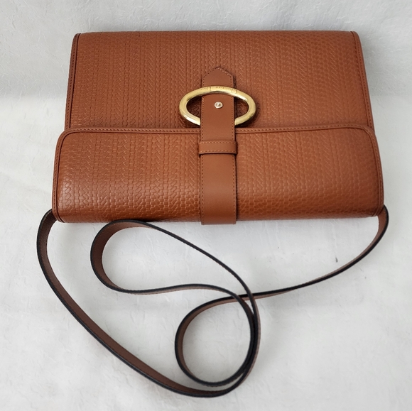 Auth Christian Dior Vintage Brown Crossbody/Cluth Bag - Picture 11 of 15